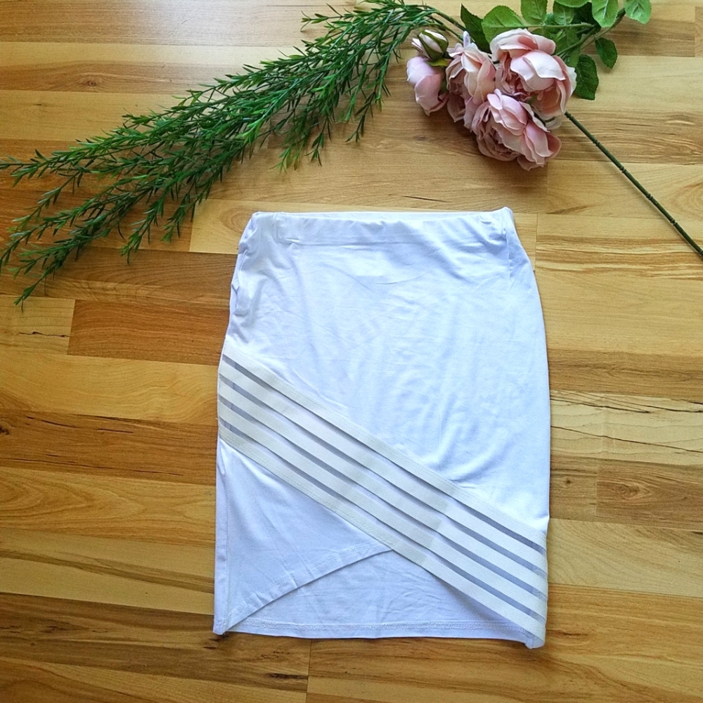 Today Only! $9 Women's White Skirt/Bodycon Midi Skirt